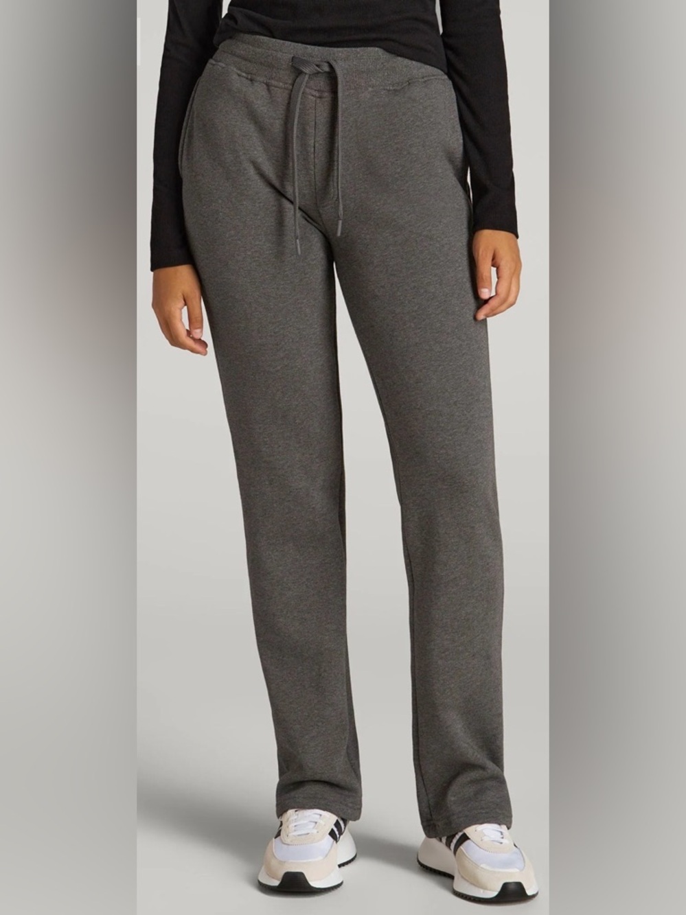 American Tall Women's Wearever Fleece Sweatpants In Charcoal Mix